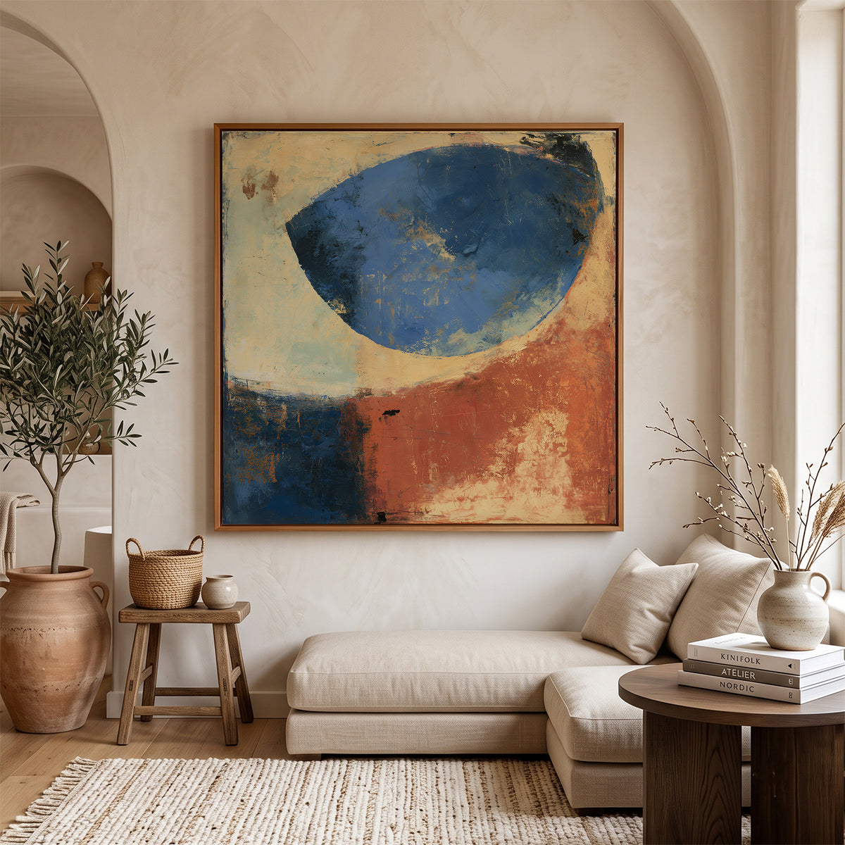 Abstract Art in a Lifestyle Setting