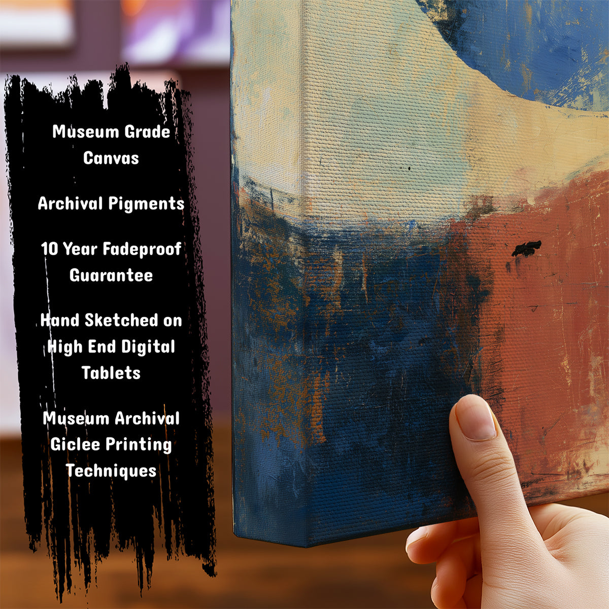 Information about Abstract Art Print