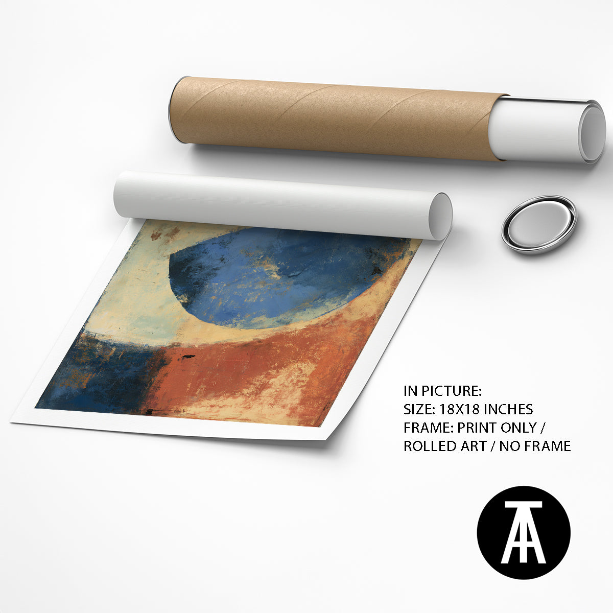 Artwork as Print Only / Rolled Art