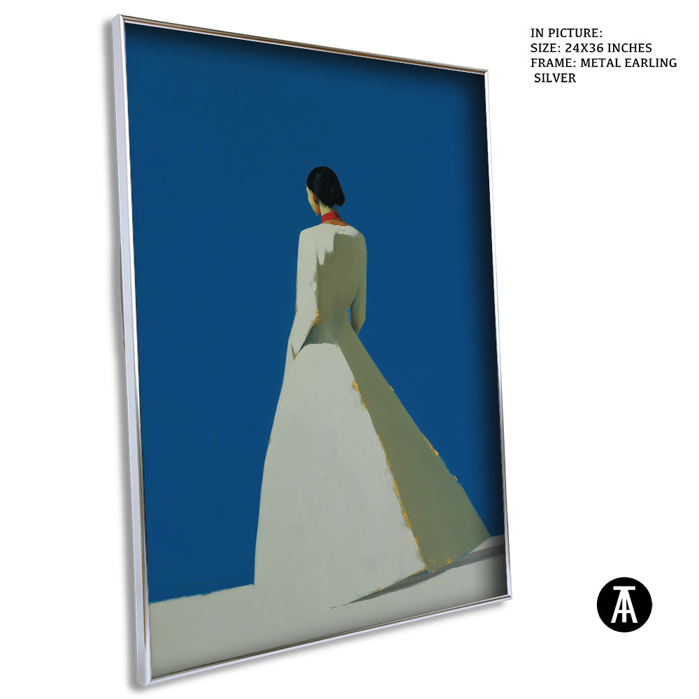 Artwork in Metal Earling Silver Frame