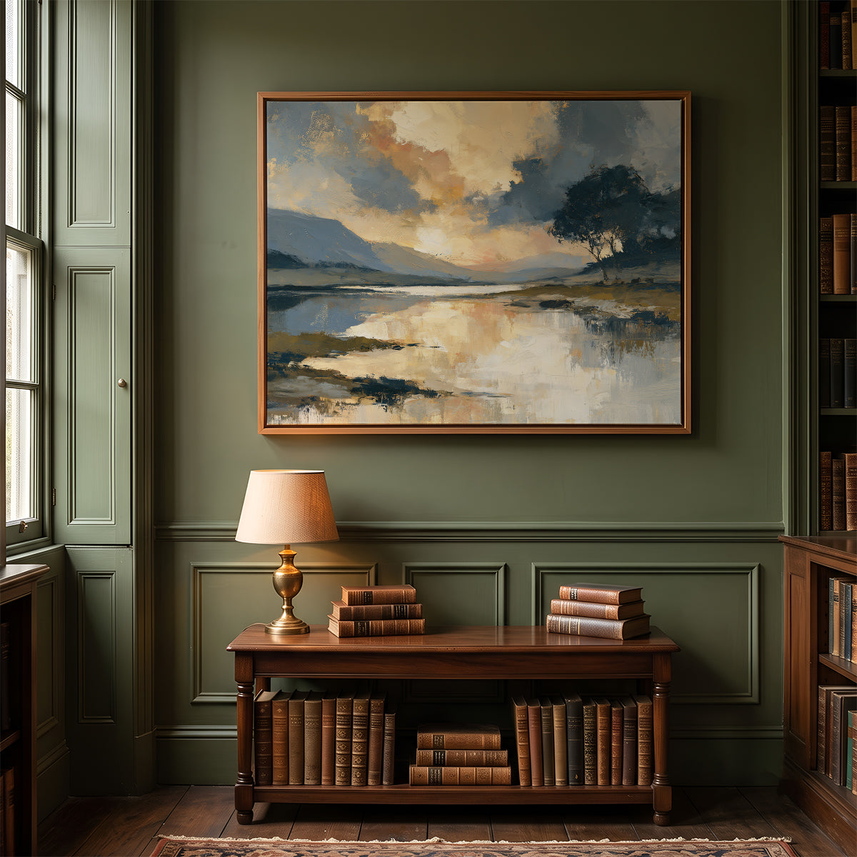 Painting in a Lifestyle Setting
