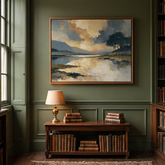 Painting in a Lifestyle Setting