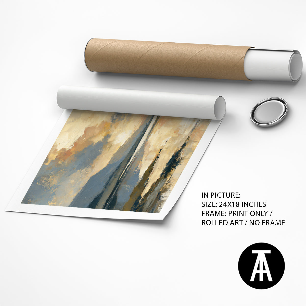 Artwork as Print Only or Rolled Art