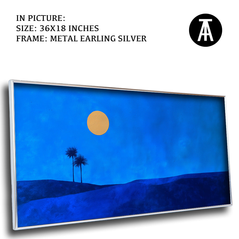 Artwork in Metal Earling Silver Frame