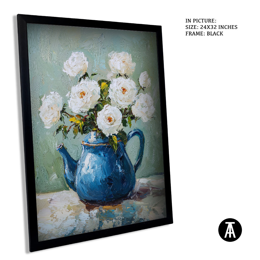 Sample Artwork in Black Frame