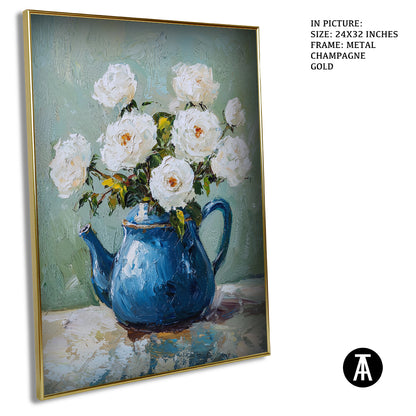 Sample Artwork in Champagne gold Metal Frame