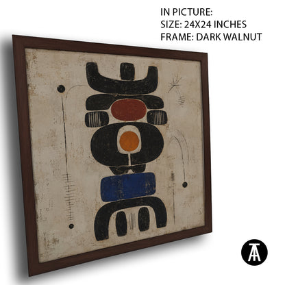 Artwork in Dark Walnut Frame