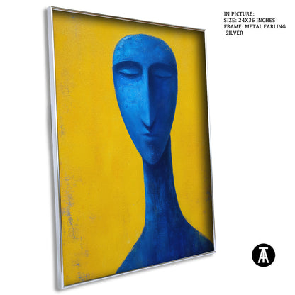 Artwork in Metal Earling Silver Frame