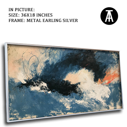 Artwork in Metal Earling Silver Frame