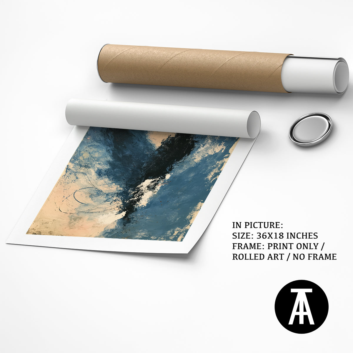 Artwork as Print Only / Rolled Art