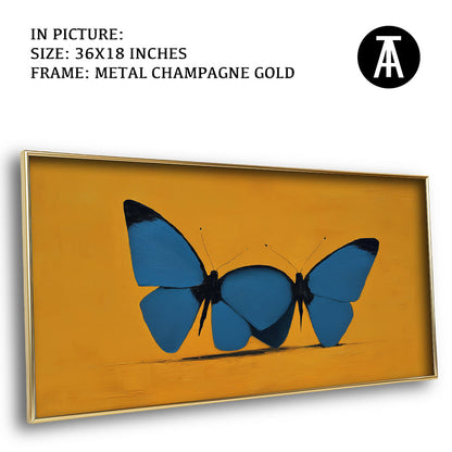Artwork in Metal Champagne Gold Frame