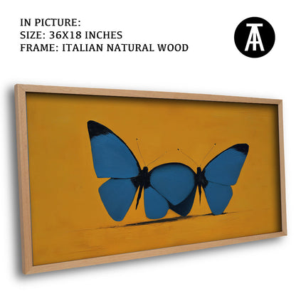 Artwork in Natural Wood Frame