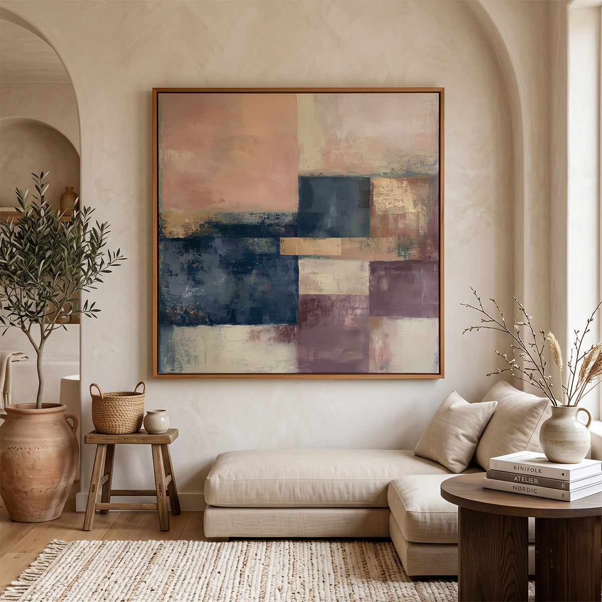 Abstract Art in a Lifestyle Setting