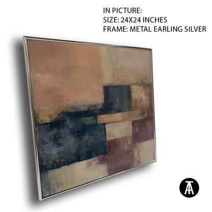 Artwork in Metal Earling Silver Frame