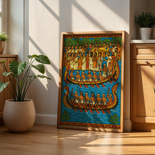 Heritage Indian Painting in a Lifestyle Setting