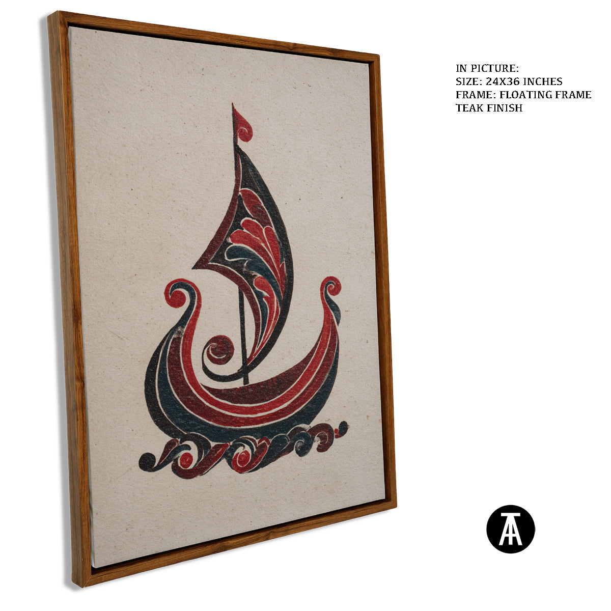 Artwork in Floating Frame