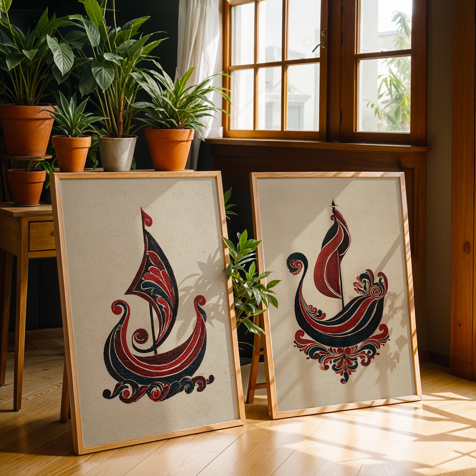 Heritage Indian Painting in a Lifestyle Setting