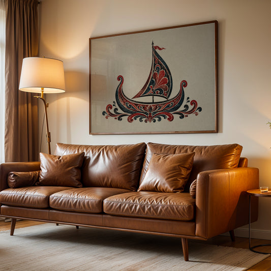 Heritage Indian Painting in a Lifestyle Setting