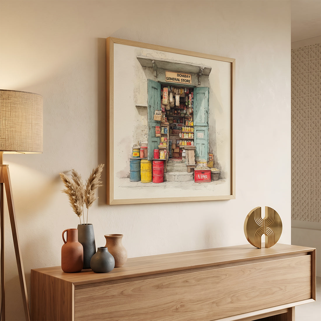 Indian Art in a Lifestyle Setting