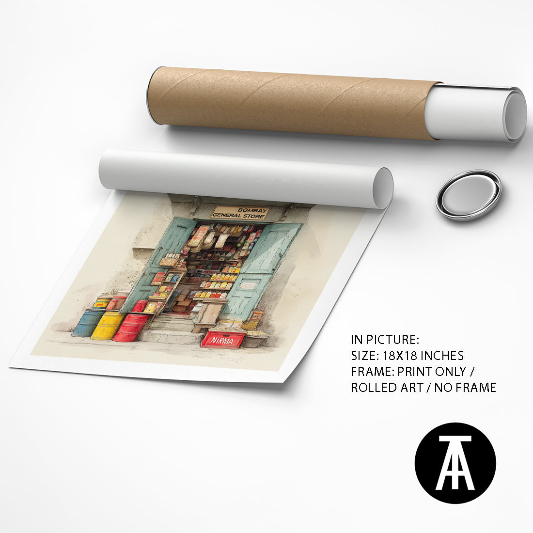 Artwork as Print Only / Rolled Art