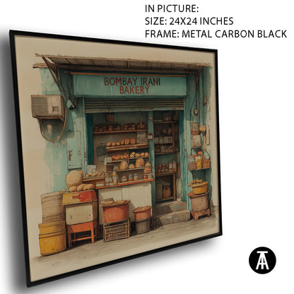 Artwork in Carbon Black Meta Frame
