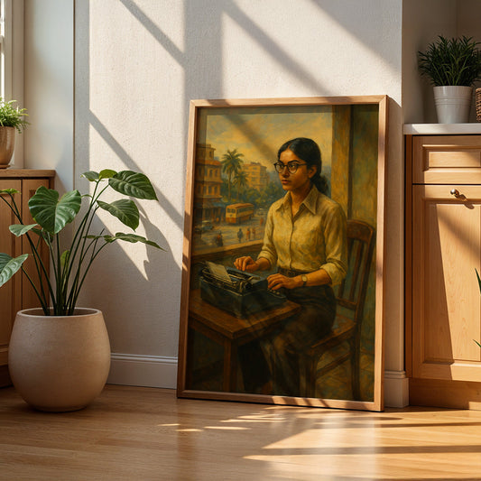 Heritage Indian Painting in a Lifestyle Setting