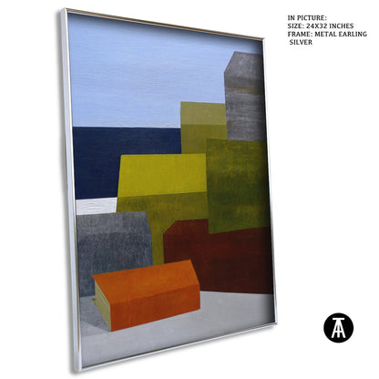 Artwork in Metal Earling Silver Frame