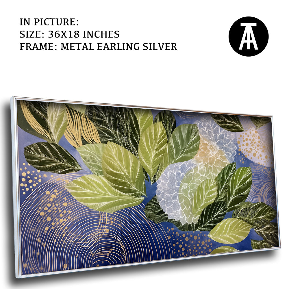 Artwork in Metal Earling Silver Frame