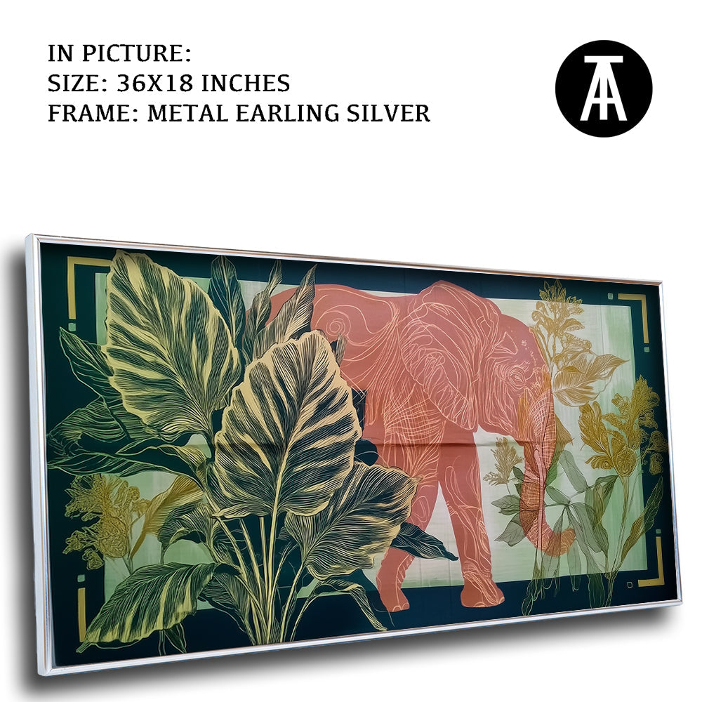 Artwork in Metal Earling Silver Frame