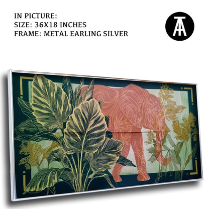 Artwork in Metal Earling Silver Frame