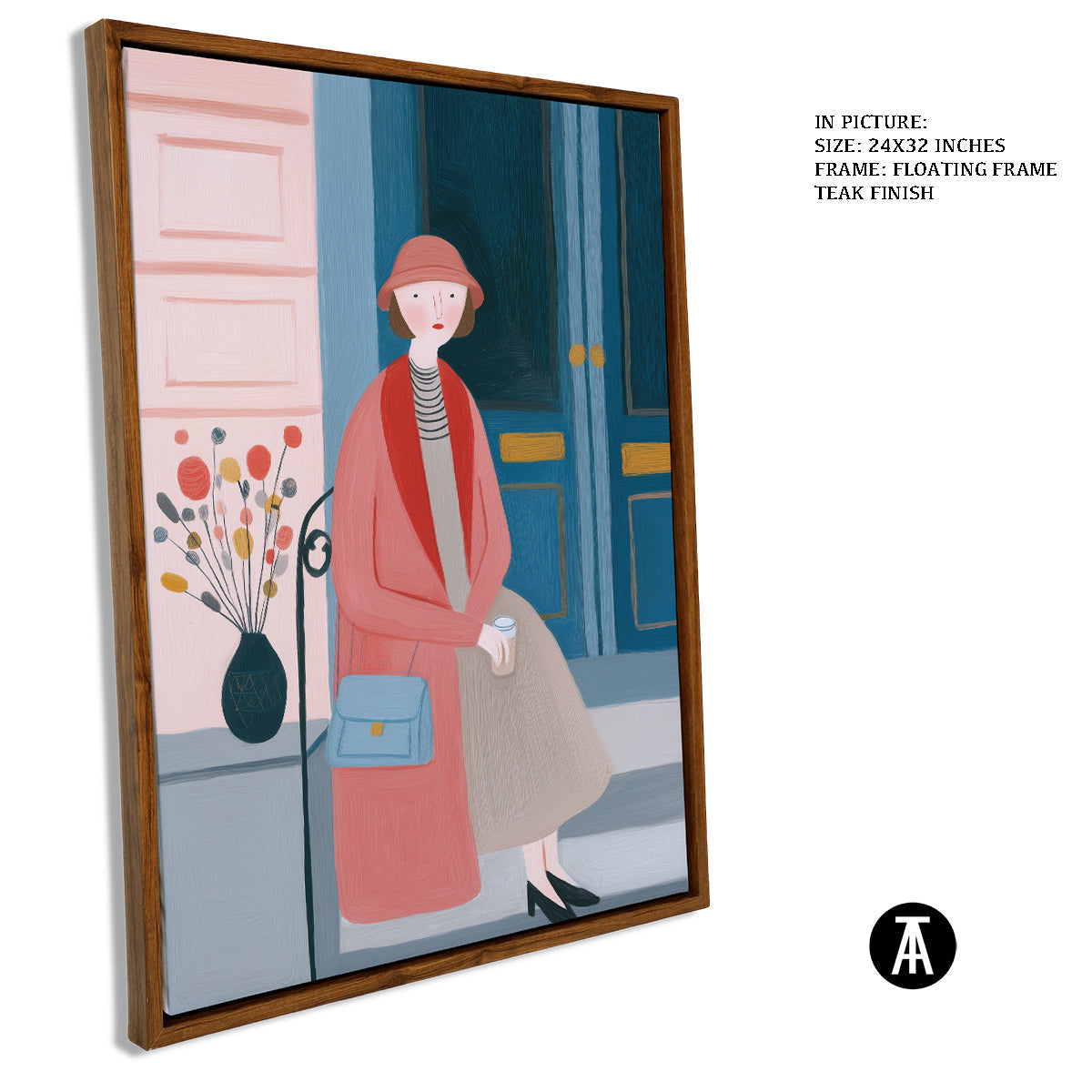 Artwork in Floating Frame