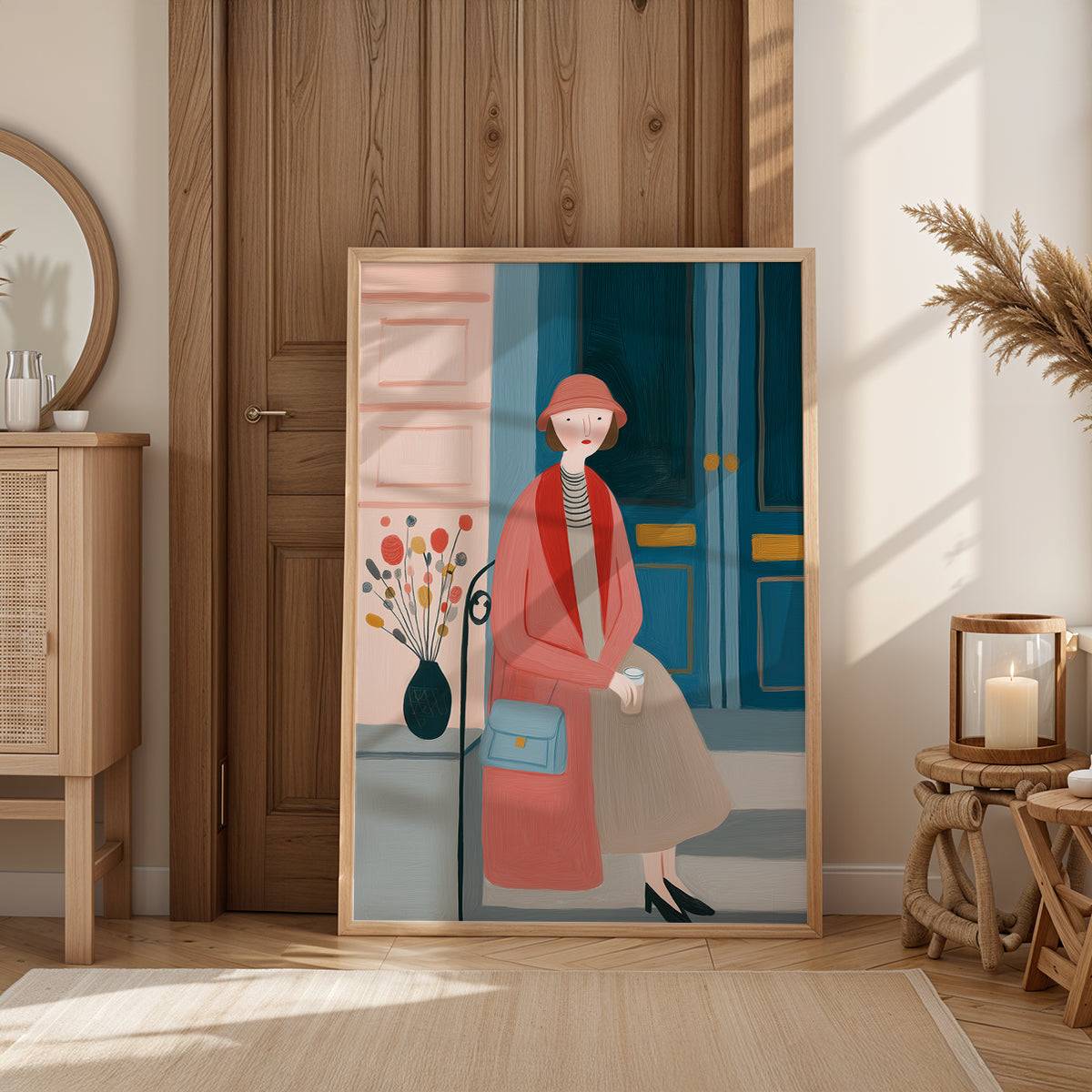 Painting in a Lifestyle Setting