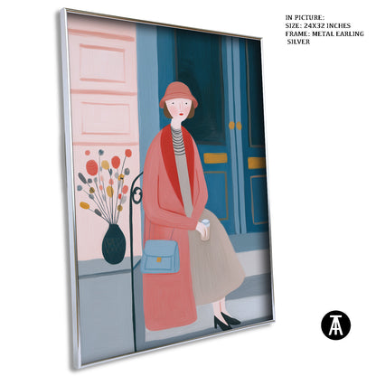 Artwork in Metal Earling Silver Frame