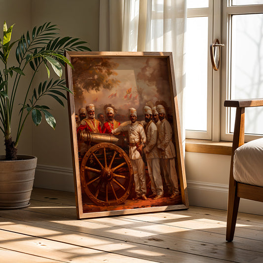 Heritage Indian Painting in a Lifestyle Setting