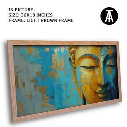 Artwork in Dark Brown Frame