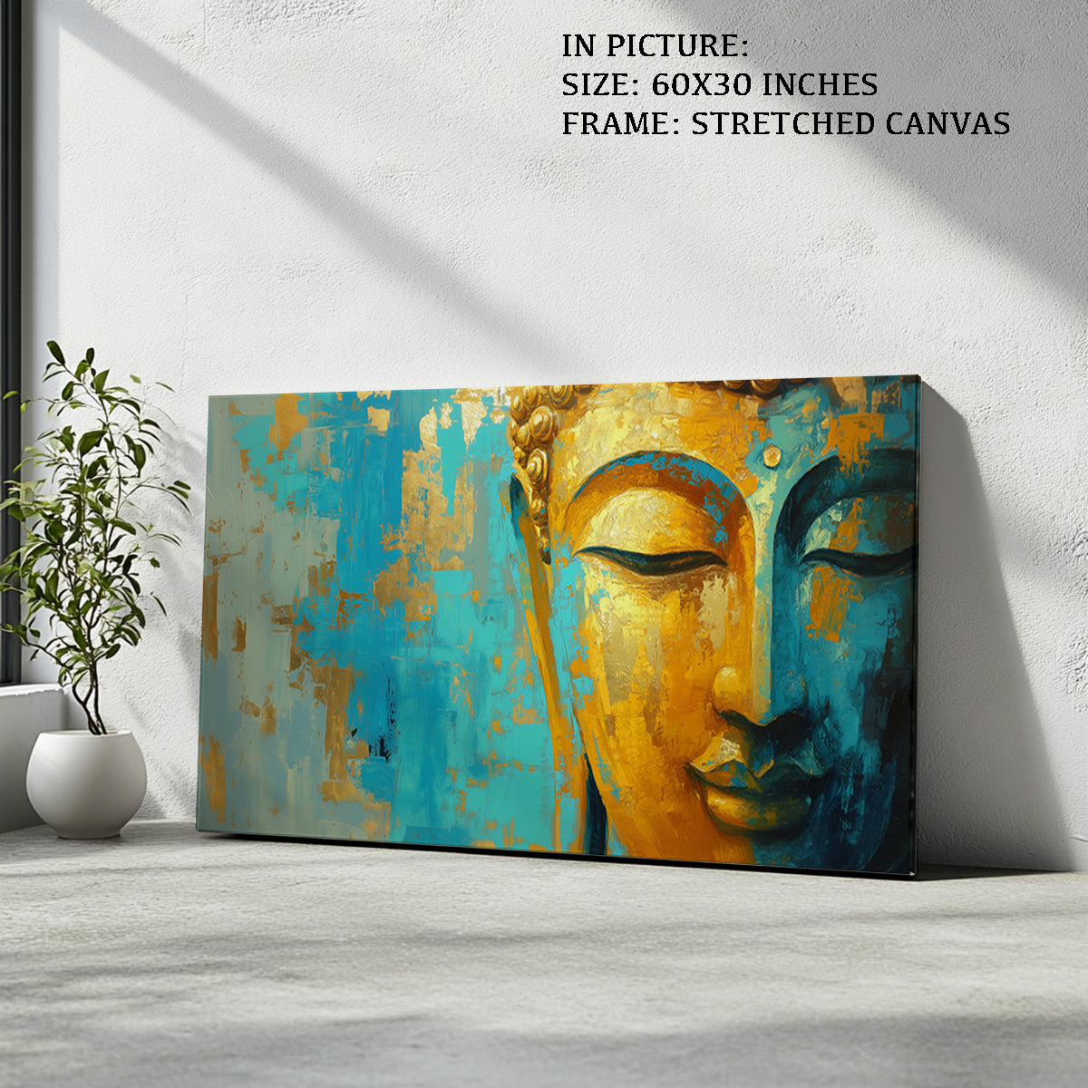 Artwork in Natural Wood Frame