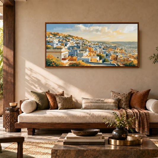 Indian Artwork in a Lifestyle Setting