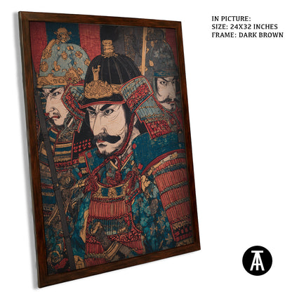 Artwork in Metal Champagne Gold Frame