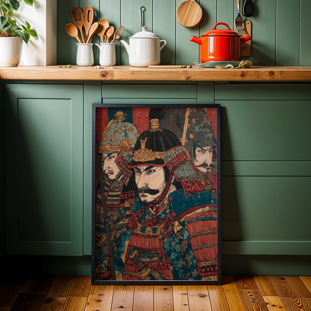 Japanese Artwork in a Lifestyle Setting