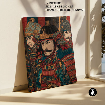 Artwork in Natural Wood Frame