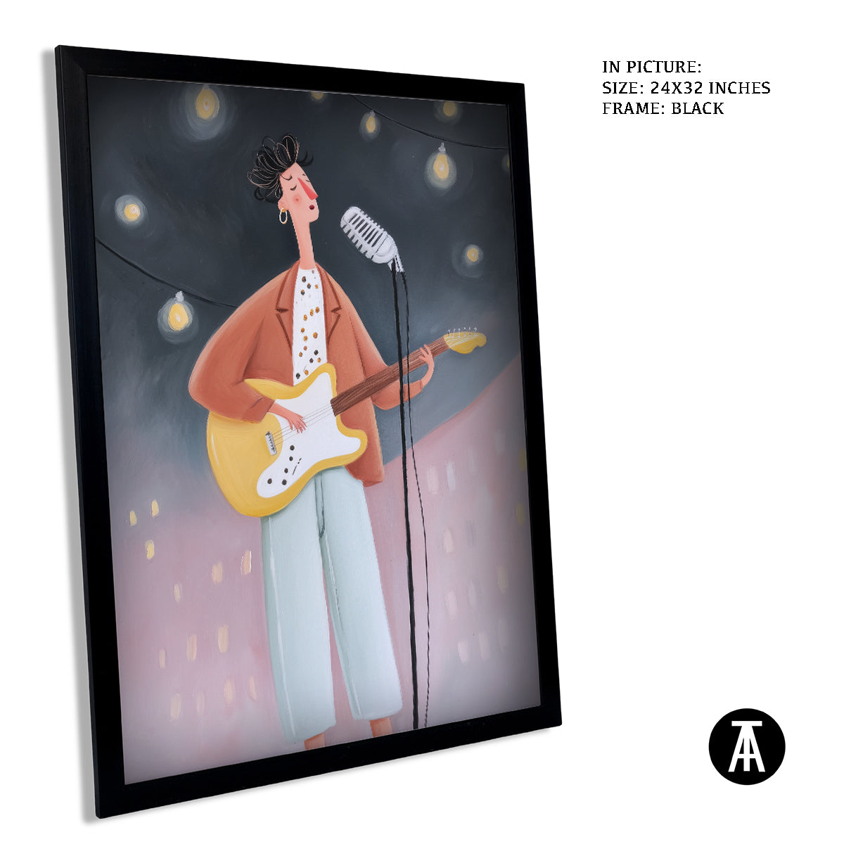 Artwork in Black Frame