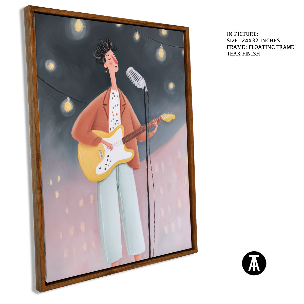 Artwork in Floating Frame