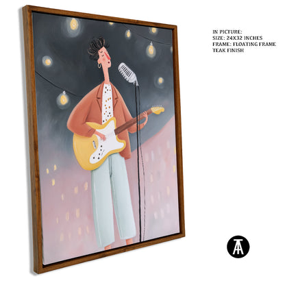 Artwork in Floating Frame