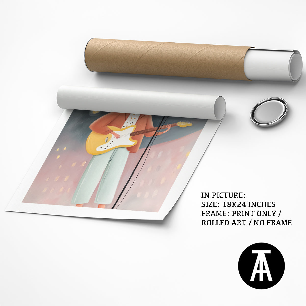 Artwork as Print Only or Rolled Art