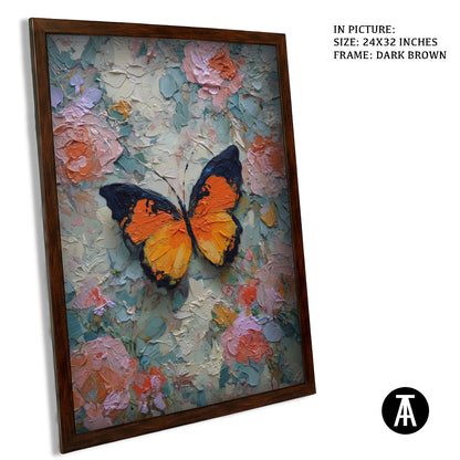 Artwork in Metal Champagne Gold Frame