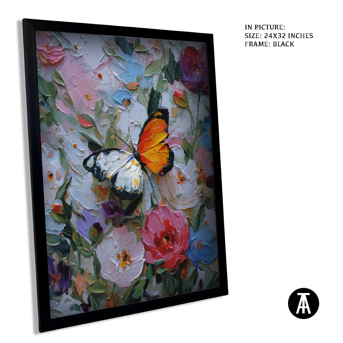 Artwork in Metal Earling Silver Frame