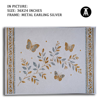 Artwork in Metal Earling Silver Frame