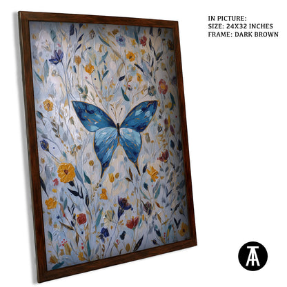 Artwork in Metal Champagne Gold Frame