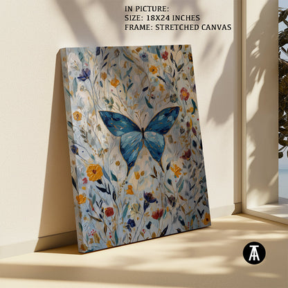 Artwork in Natural Wood Frame