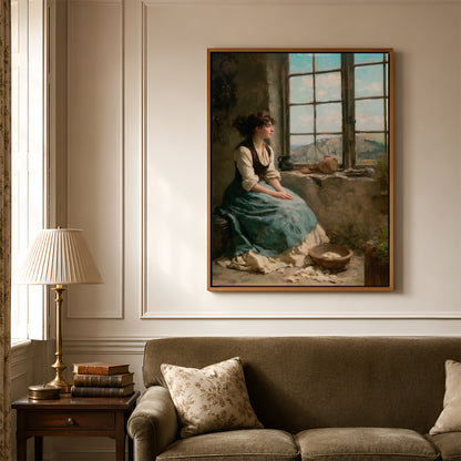 Painting in a Lifestyle Setting